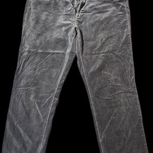 J Jill Gray Velvet Pants Size 22